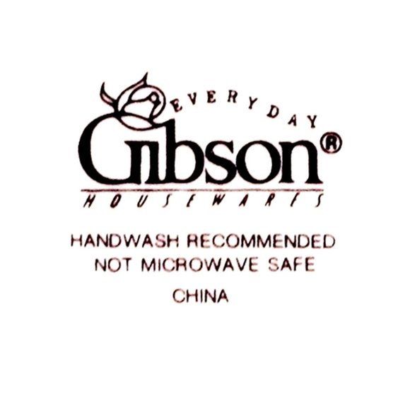 Coffee Cup Saucer Set, Gibson Housewares, Cottage Kitchen, Farmhouse Kitchen - Picture 6 of 9